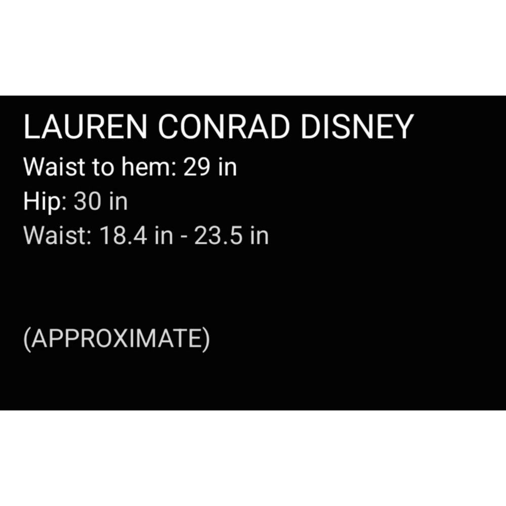 LAUREN CONRAD Disney Snow White Smocked A-Line Midi Skirt, Floral Printed Tulle - Picture 13 of 14